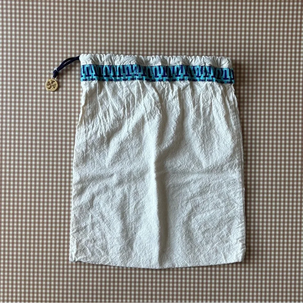 Tory‎ Burch Flats purse dust bag with drawstring